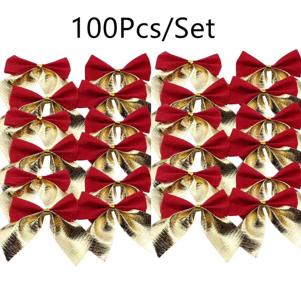 00-Piece Christmas Tree Ribbon Bows from Mish Mash Market