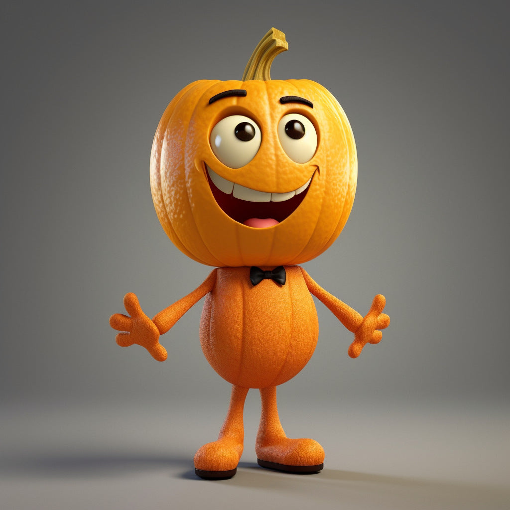 Cute Resin Tabletop Pumpkin Figurine from Mish Mash Market