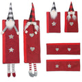 Forest Gnome Christmas Refrigerator Handle Covers 6-Piece Set