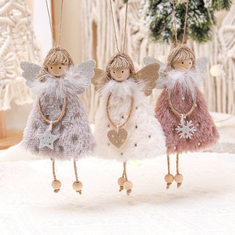 Christmas Angel Plush Ornament