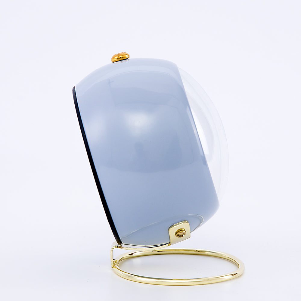 European-Inspired Non-Ticking Metal Alarm Clock from Mish Mash Market