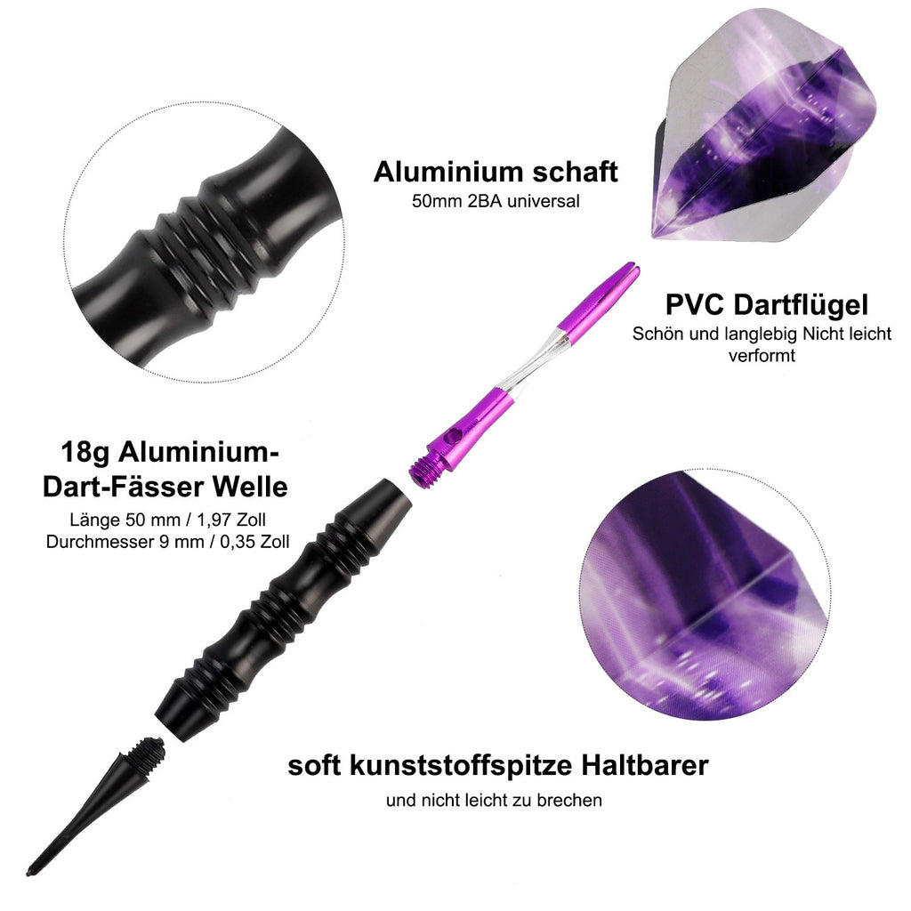 GOODARTS Knight 3-Piece Electronic Soft Tip Darts Set