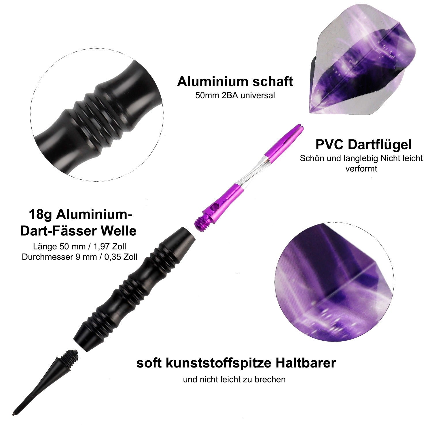 GOODARTS Knight 3-Piece Electronic Soft Tip Darts Set