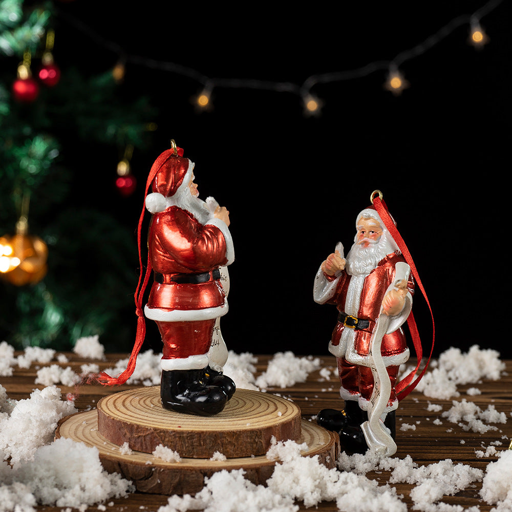 Santa Claus Wishlist Christmas Tree Ornament from Mish Mash Market