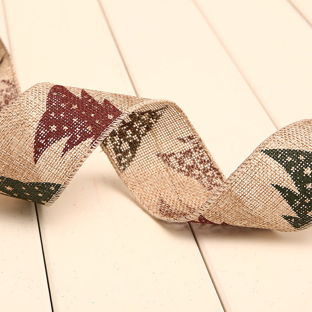 Linen Christmas Ribbon Roll from Mish Mash Market
