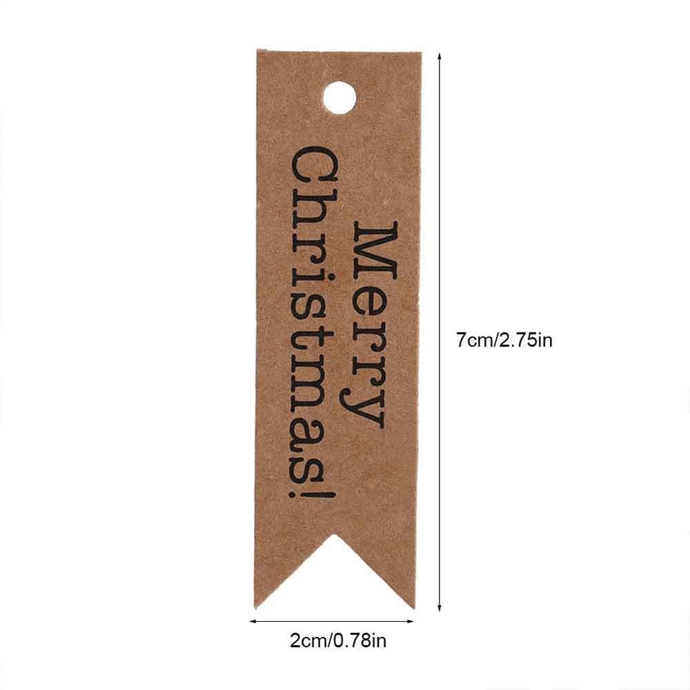 100 Pcs Merry Christmas Gift Tags from Mish Mash Market