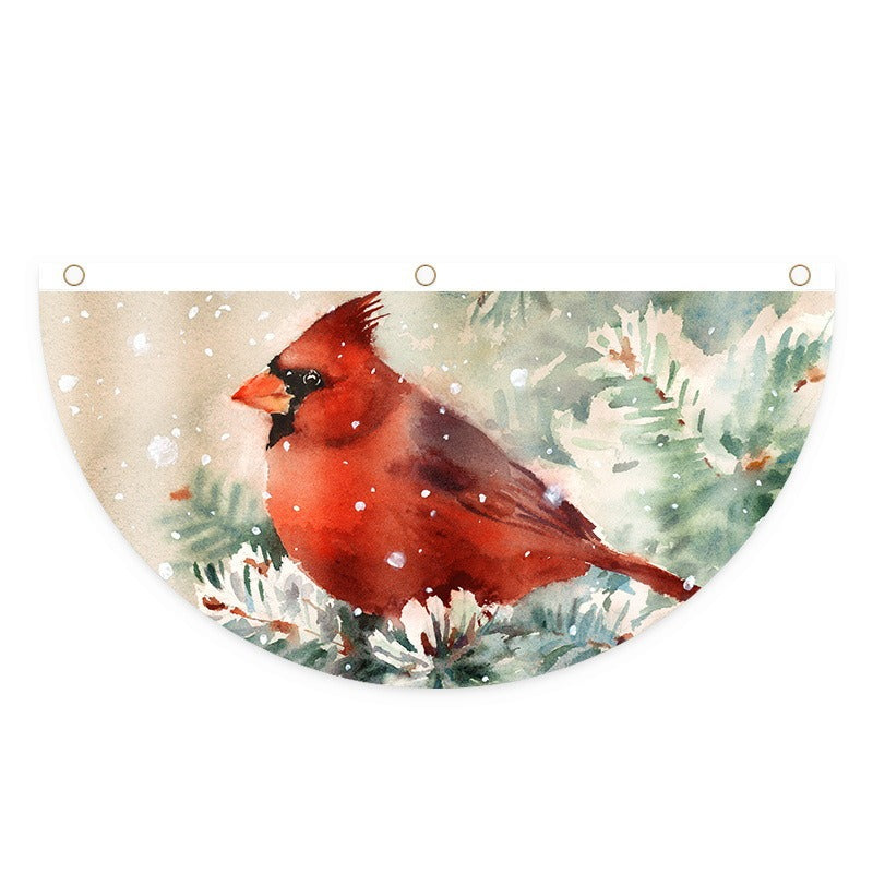 Christmas Decorative Pleated Bunting Flag