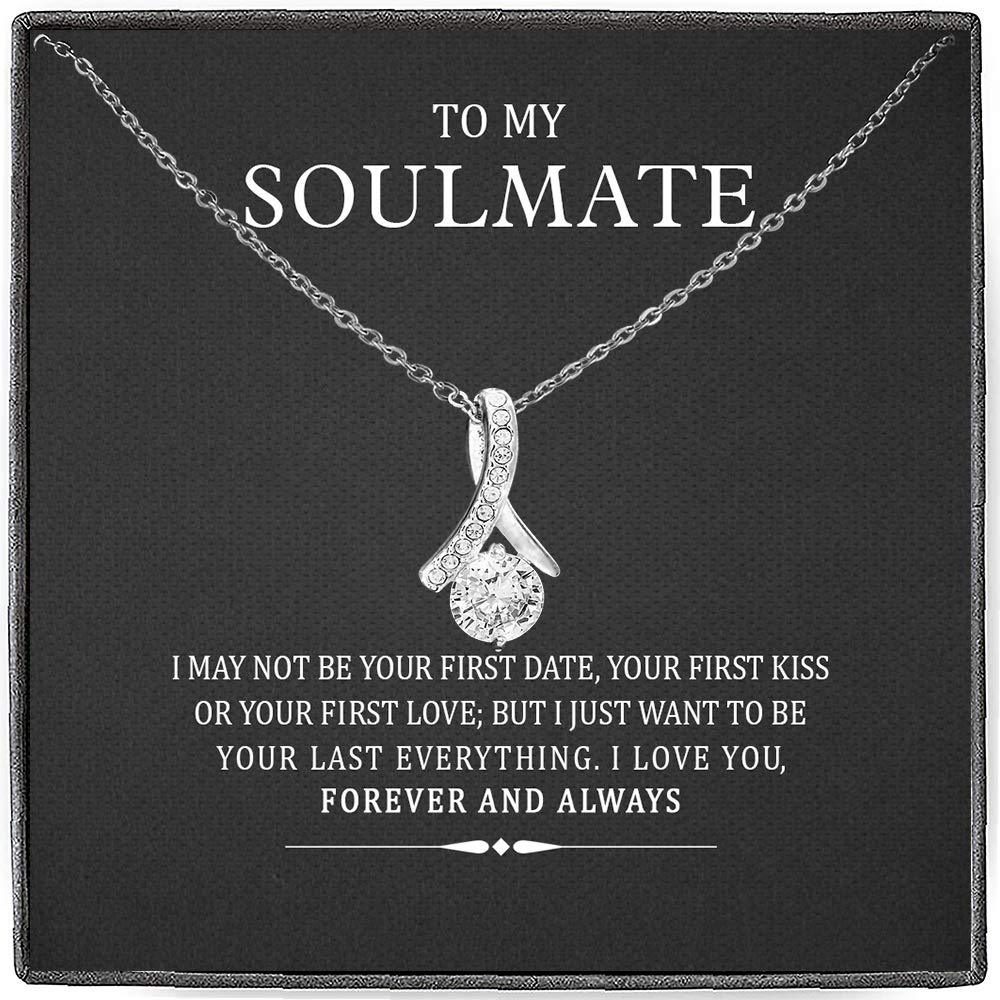 To My Soulmate Necklace - Heartfelt Valentine's Day Gift for Her from Mish Mash Market