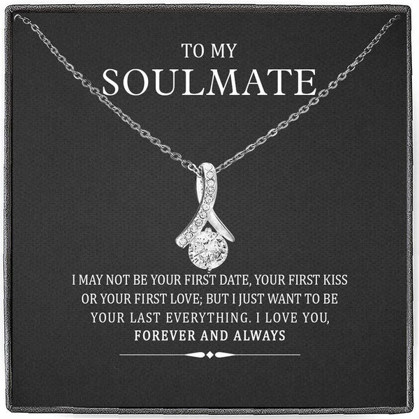 To My Soulmate Necklace - Heartfelt Valentine's Day Gift for Her from Mish Mash Market
