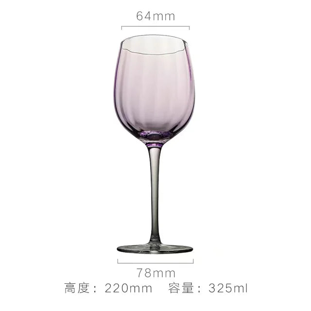 Nordic Lavender Crystal Wine Glass & Decanter from Mish Mash Market
