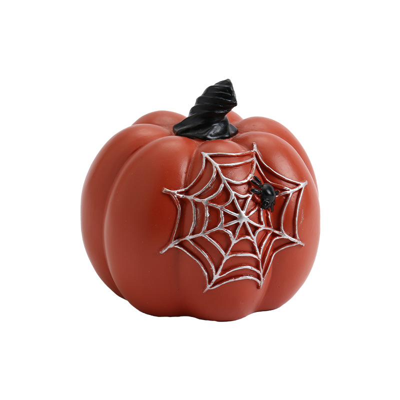 Resin Halloween Pumpkin Tabletop Decor from Mish Mash Market
