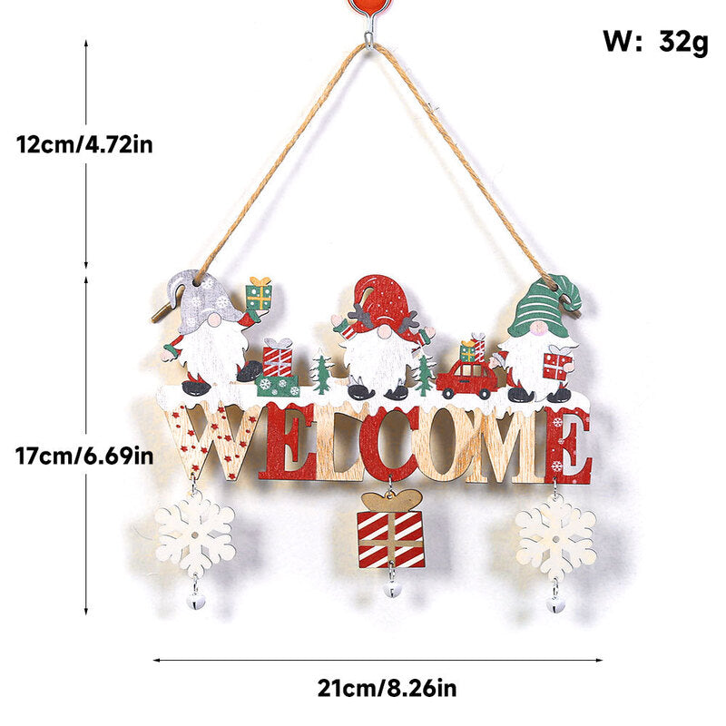 Handcrafted Wooden Folding Christmas Tree Wall Hanging Ornament from Mish Mash Market