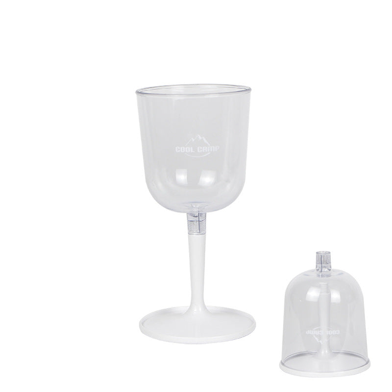Outdoor Detachable Plastic Wine Glass from Mish Mash Market