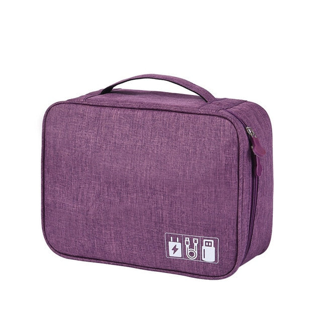 Universal Electronic Accessories Organizer – Travel Storage Bag for Cables, Power Banks & Digital Gadgets from Mish Mash Market