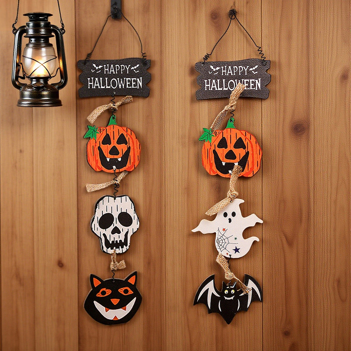 Halloween Wooden Hanging Sign