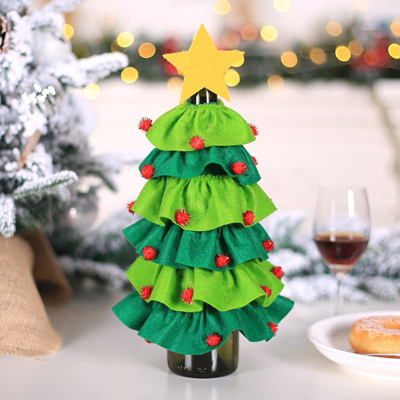 Christmas Tree Wine Bottle Cover from Mish Mash Market