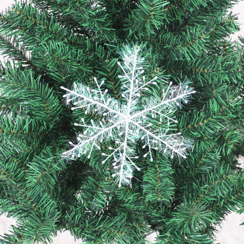 White Plastic Snowflake Christmas Tree Ornaments from Mish Mash Market