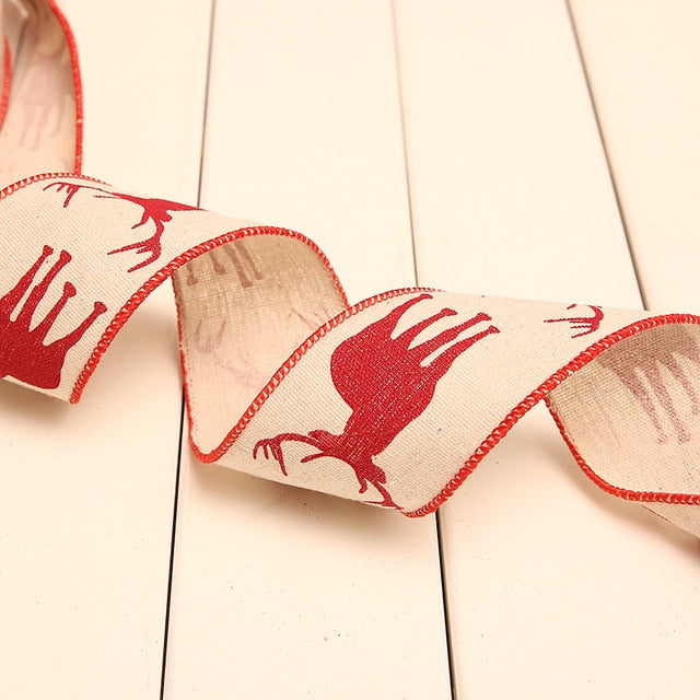 Linen Christmas Ribbon Roll from Mish Mash Market