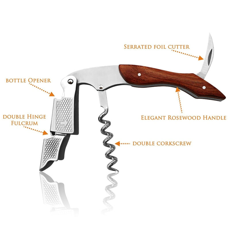 Professional Waiter's Corkscrew Wine Bottle Opener from Mish Mash Market