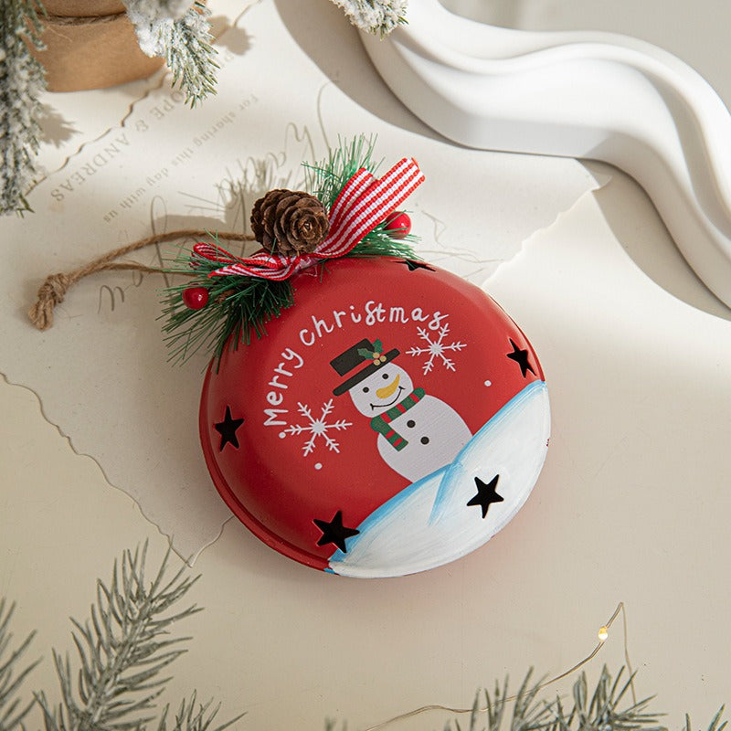 Painted Iron Bell Christmas Ornament from Mish Mash Market