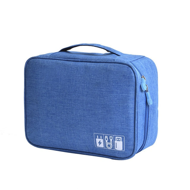 Universal Electronic Accessories Organizer – Travel Storage Bag for Cables, Power Banks & Digital Gadgets from Mish Mash Market