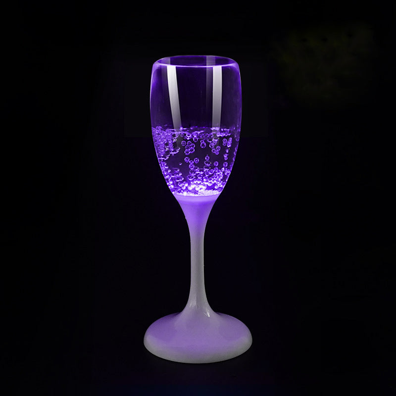 LED Water-Sensing Luminous Wine Glass – Novelty Light-Up Cup for Parties & Clubs from Mish Mash Market