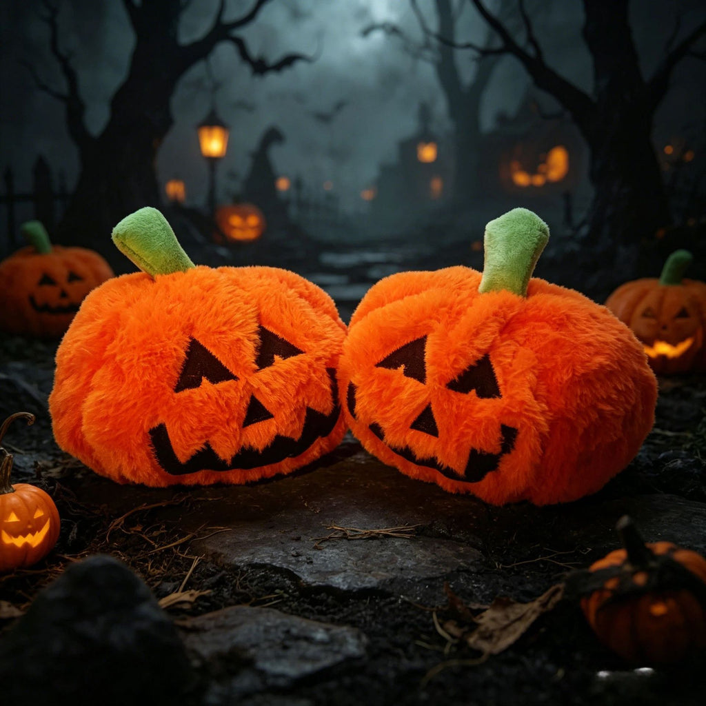 Halloween Funny Pumpkin Jack-o'-Lantern Plush Toy Room Decor from Mish Mash Market
