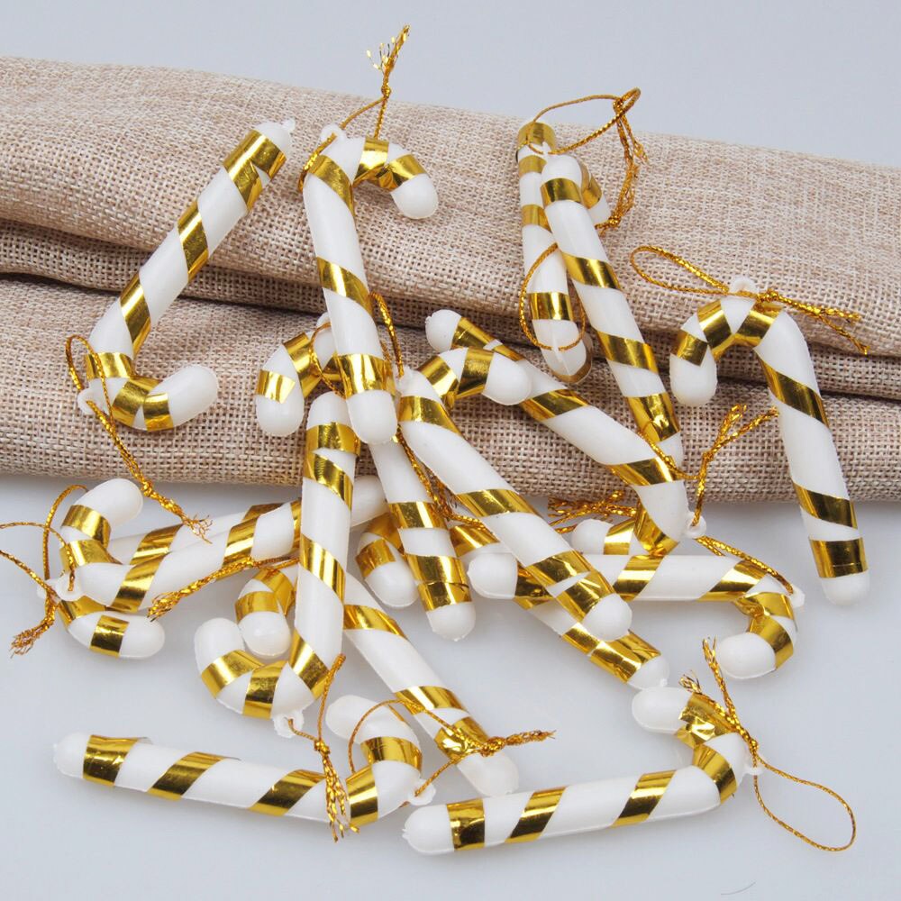 24 PC Christmas Tree Hanging Candy Cane Ornaments