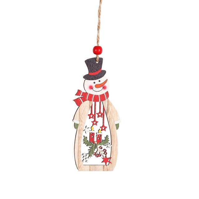 Wooden Bottle Shaped Christmas Ornament from Mish Mash Market