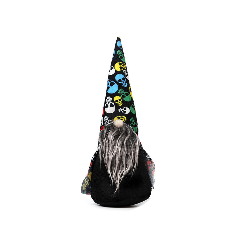 Halloween Gnomes with Skull Hats and Cloaks from Mish Mash Market
