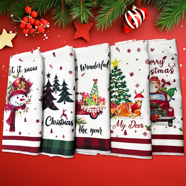 Festive Christmas Kitchen Towels from Mish Mash Market
