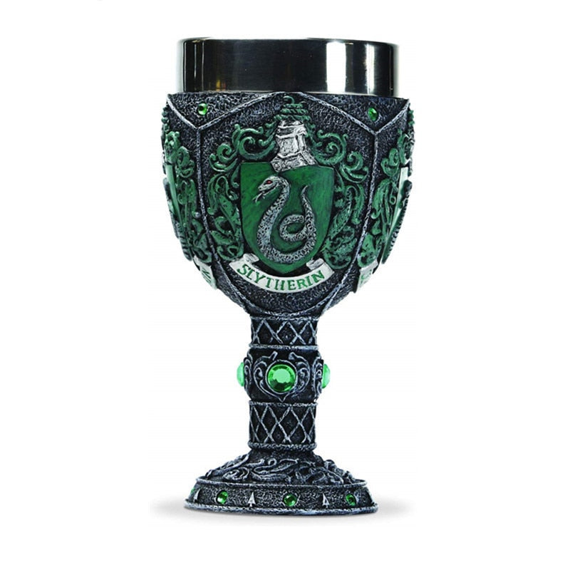 Medieval Dragon & Sigil 3D Resin Goblet - Stainless Steel Interior from Mish Mash Market
