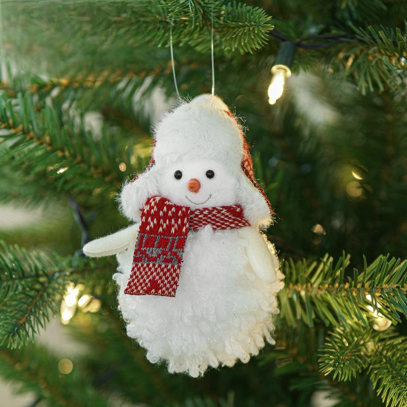 Plush Snowman Christmas Tree Ornament from Mish Mash Market