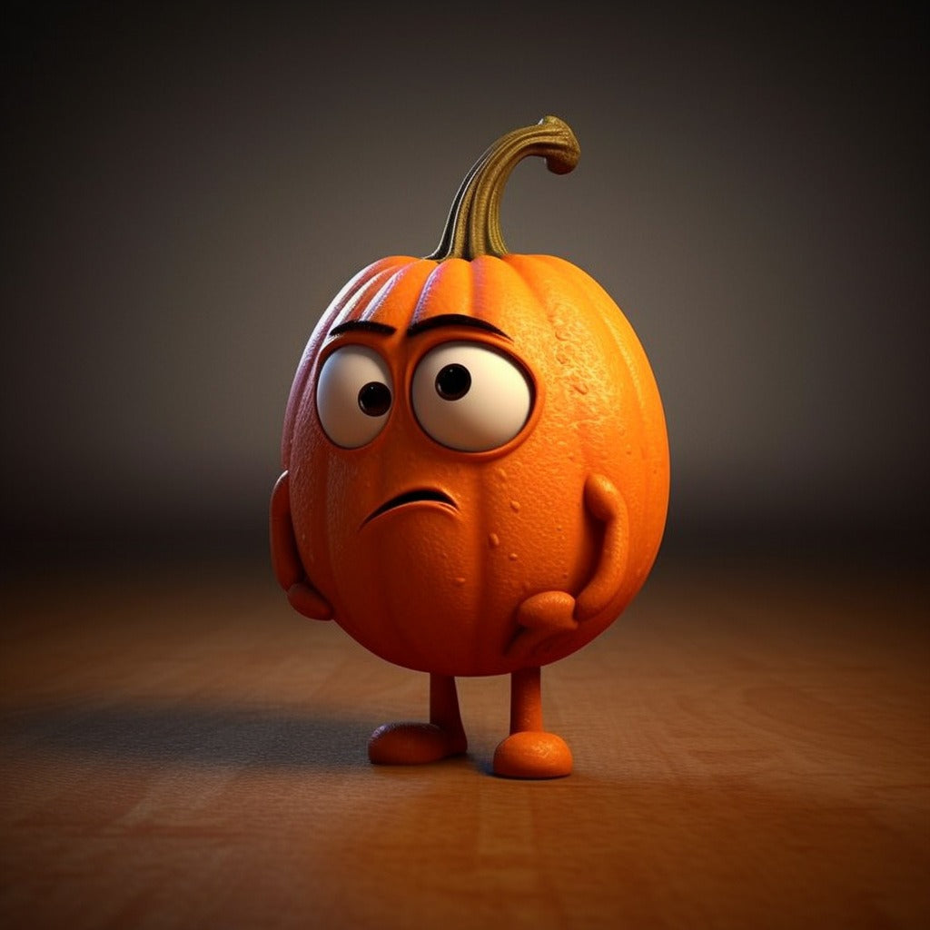 Cute Resin Tabletop Pumpkin Figurine from Mish Mash Market