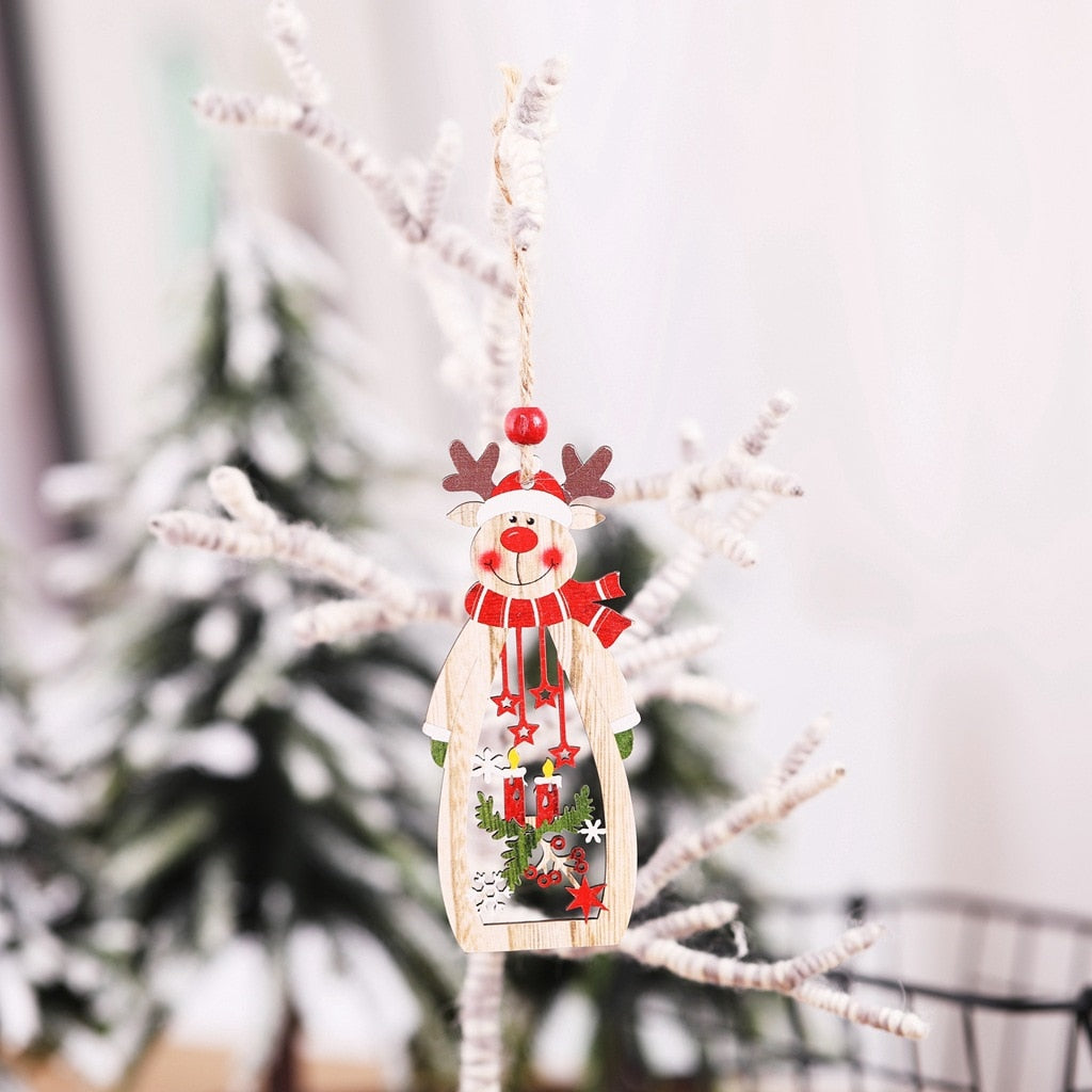 Wooden Bottle Shaped Christmas Ornament from Mish Mash Market