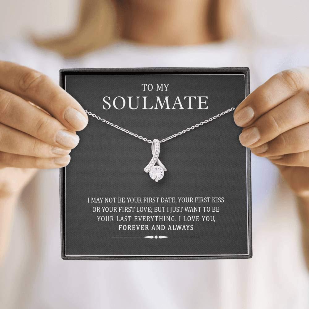 To My Soulmate Necklace - Heartfelt Valentine's Day Gift for Her from Mish Mash Market