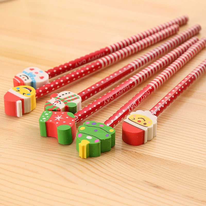5 Piece Festive Christmas Pencil Set from Mish Mash Market