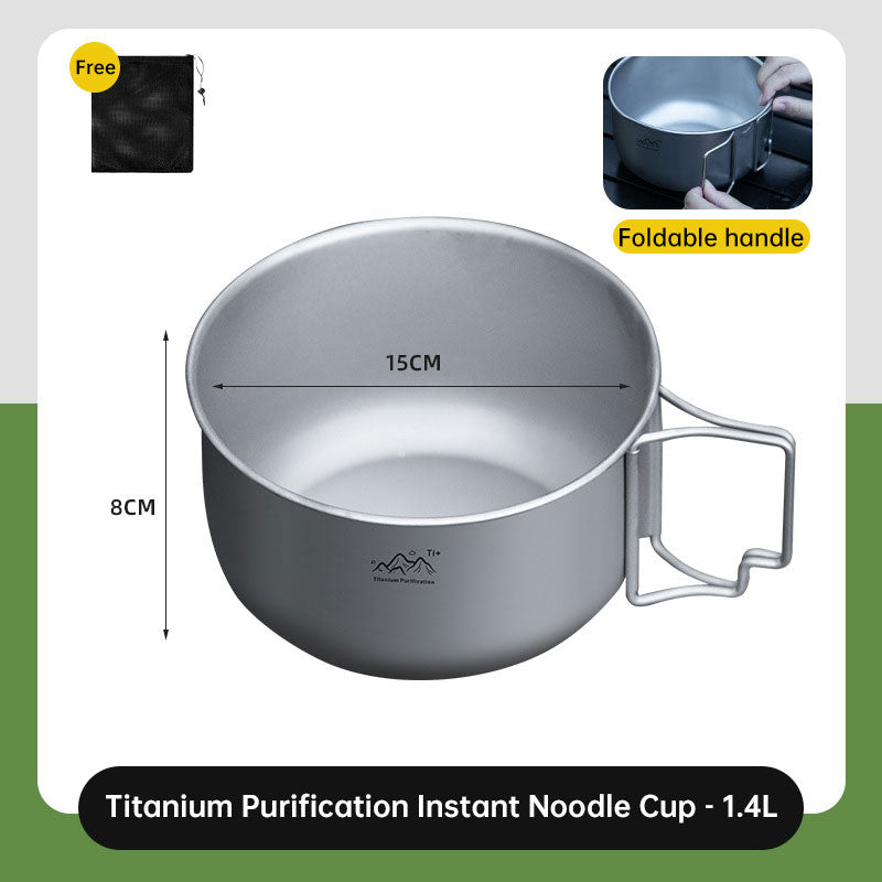 Titanium Alloy Camping Pot from Mish Mash Market