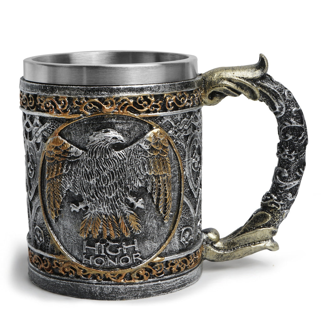 Gothic Eagle Stainless Steel Resin Mug from Mish Mash Market