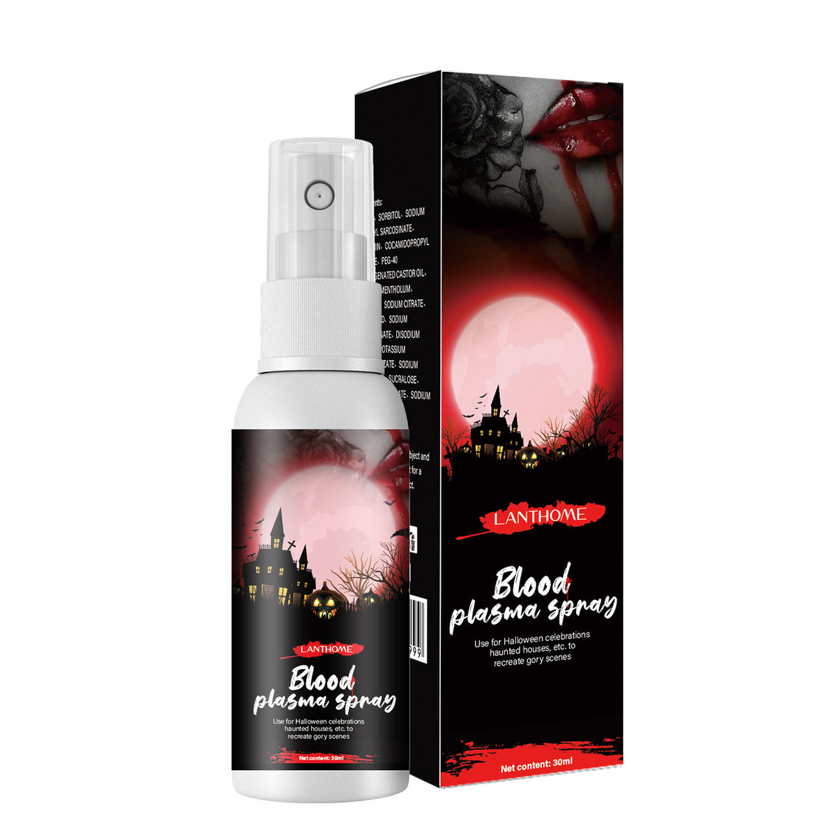 Halloween Fake Blood Spray 1 fl oz Realistic Stage Blood Prop for Vampire and Zombie Costumes from Mish Mash Market
