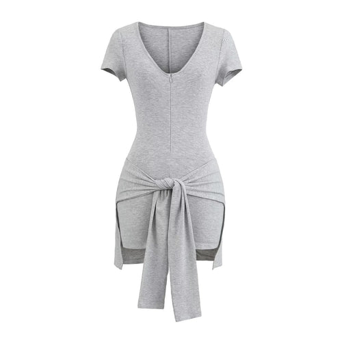 Deep V-neck Fitness Jumpsuit from Mish Mash Market