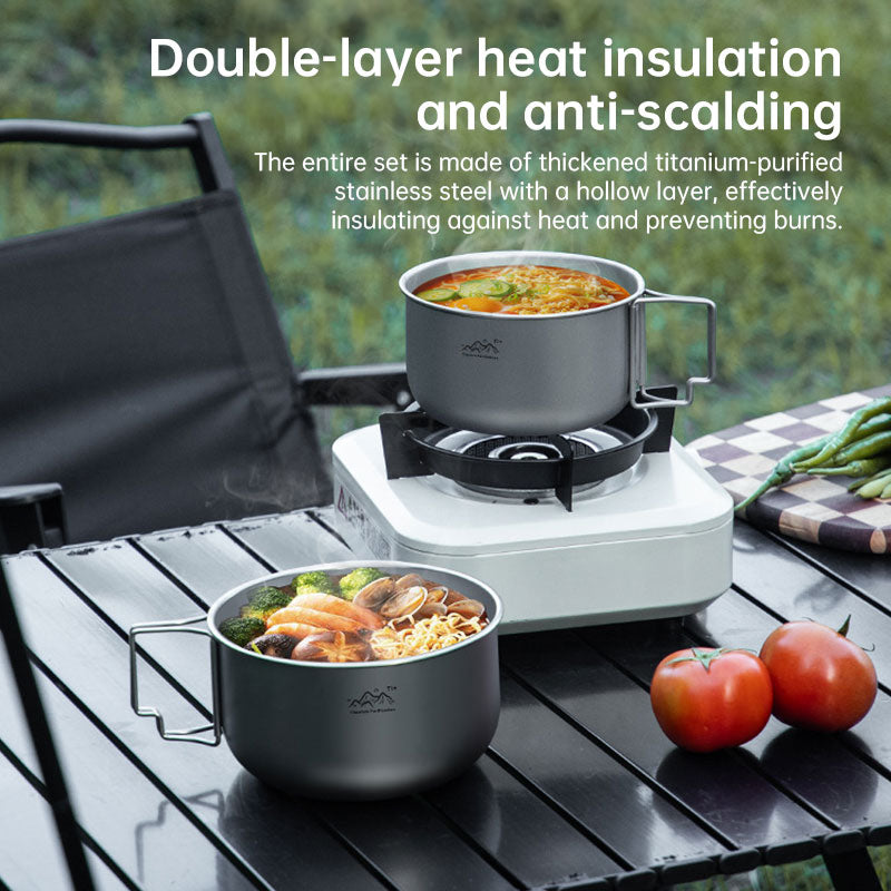 Titanium Alloy Camping Pot from Mish Mash Market
