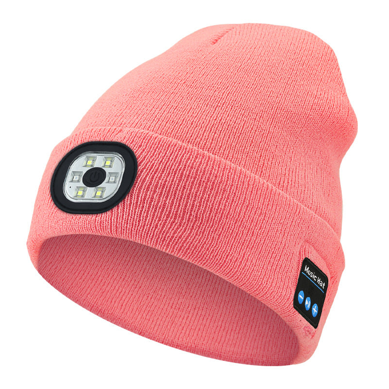 Warm LED Beanie with Bluetooth 5.4 Stereo & Hands-Free Calling from Mish Mash Market