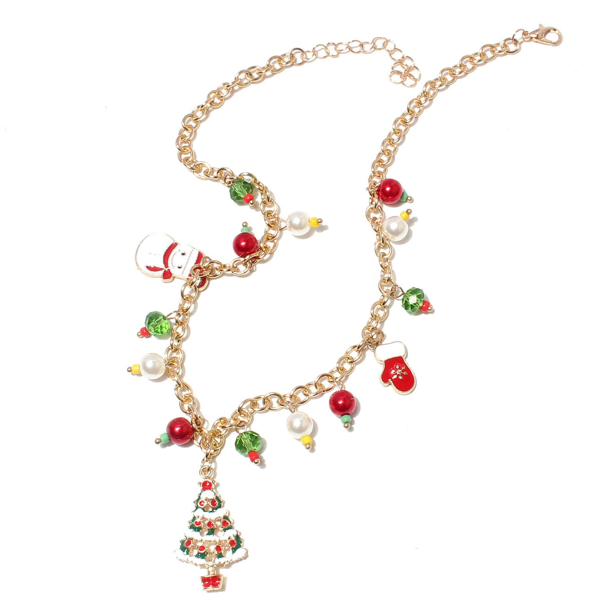 Holiday Pearl Charm Necklace from Mish Mash Market