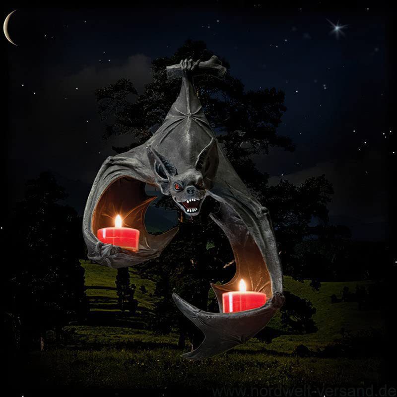 Gothic Bat Wall Tealight Holder from Mish Mash Market