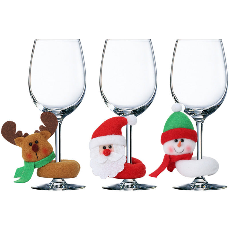 Wine Glass Christmas Decor