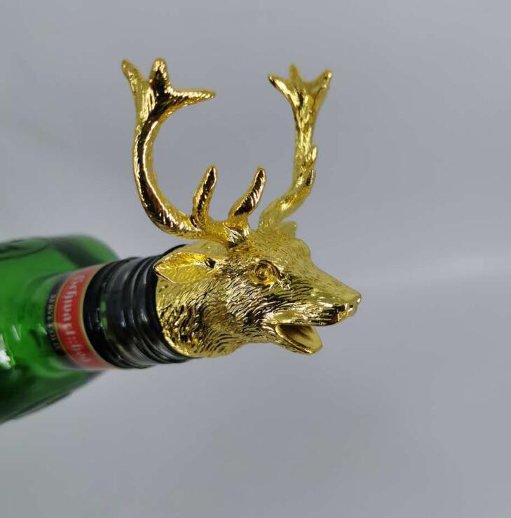 Stag Head Wine Pourer and Aerator from Mish Mash Market