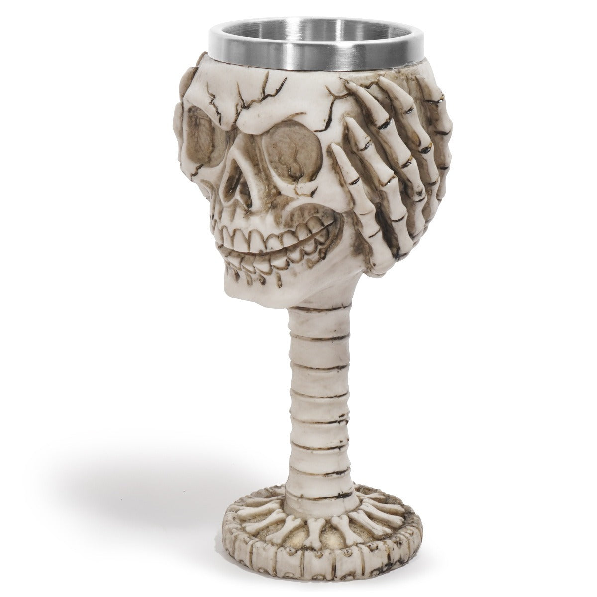 Gothic Skeleton Skull Wine Chalice from Mish Mash Market