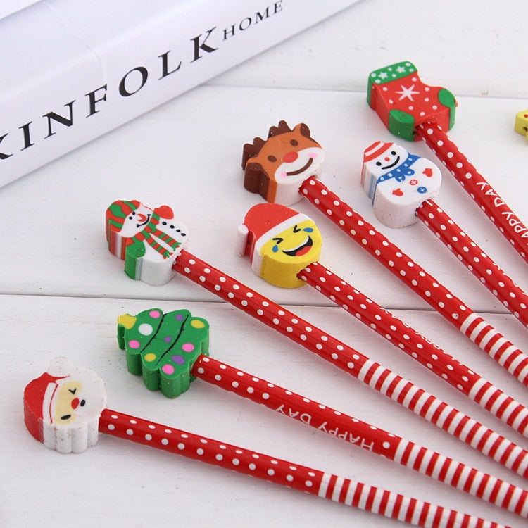 5 Piece Festive Christmas Pencil Set from Mish Mash Market