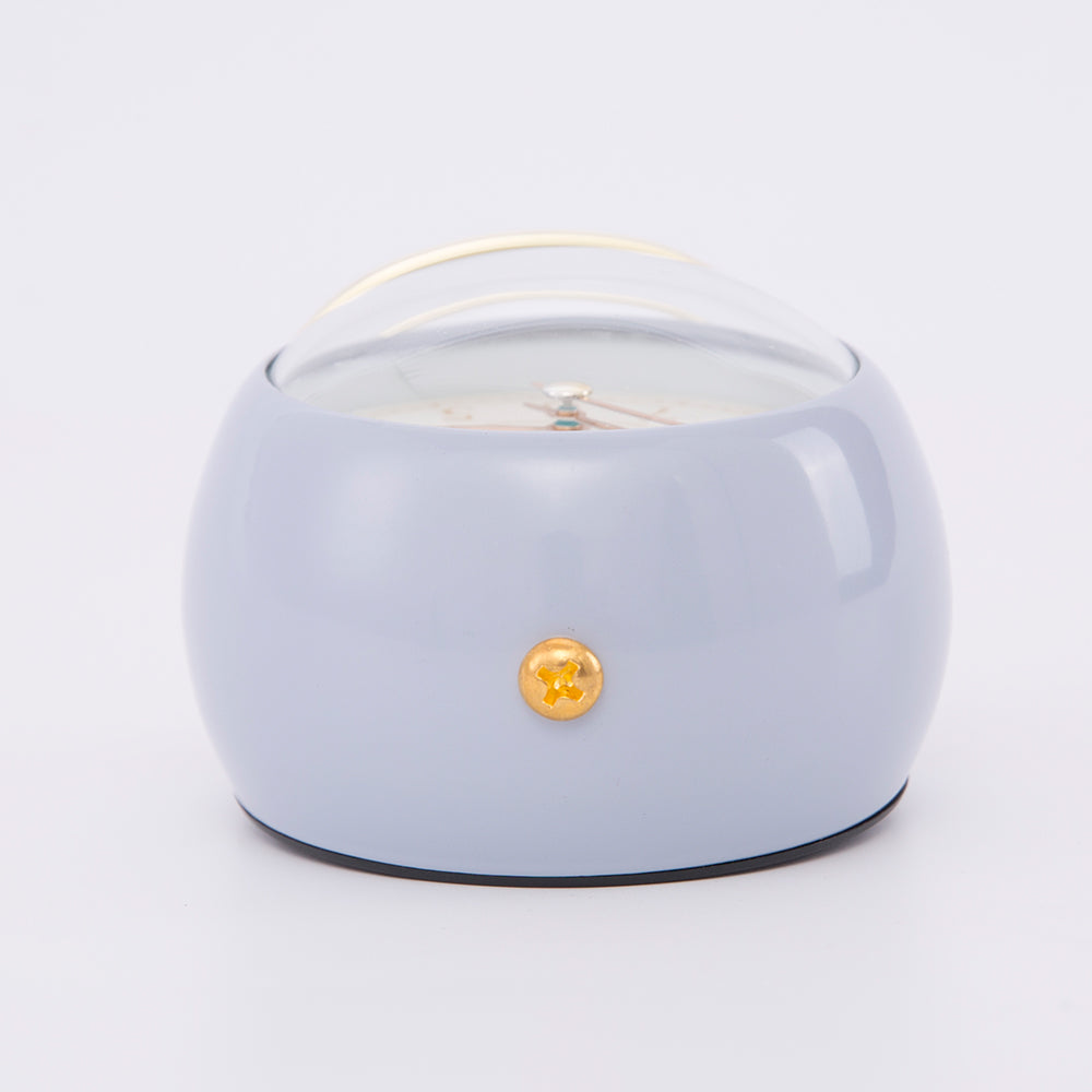 European-Inspired Non-Ticking Metal Alarm Clock from Mish Mash Market